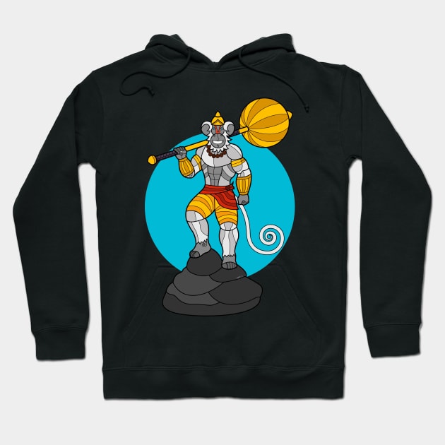 Hanuman Hoodie by artofkarthik